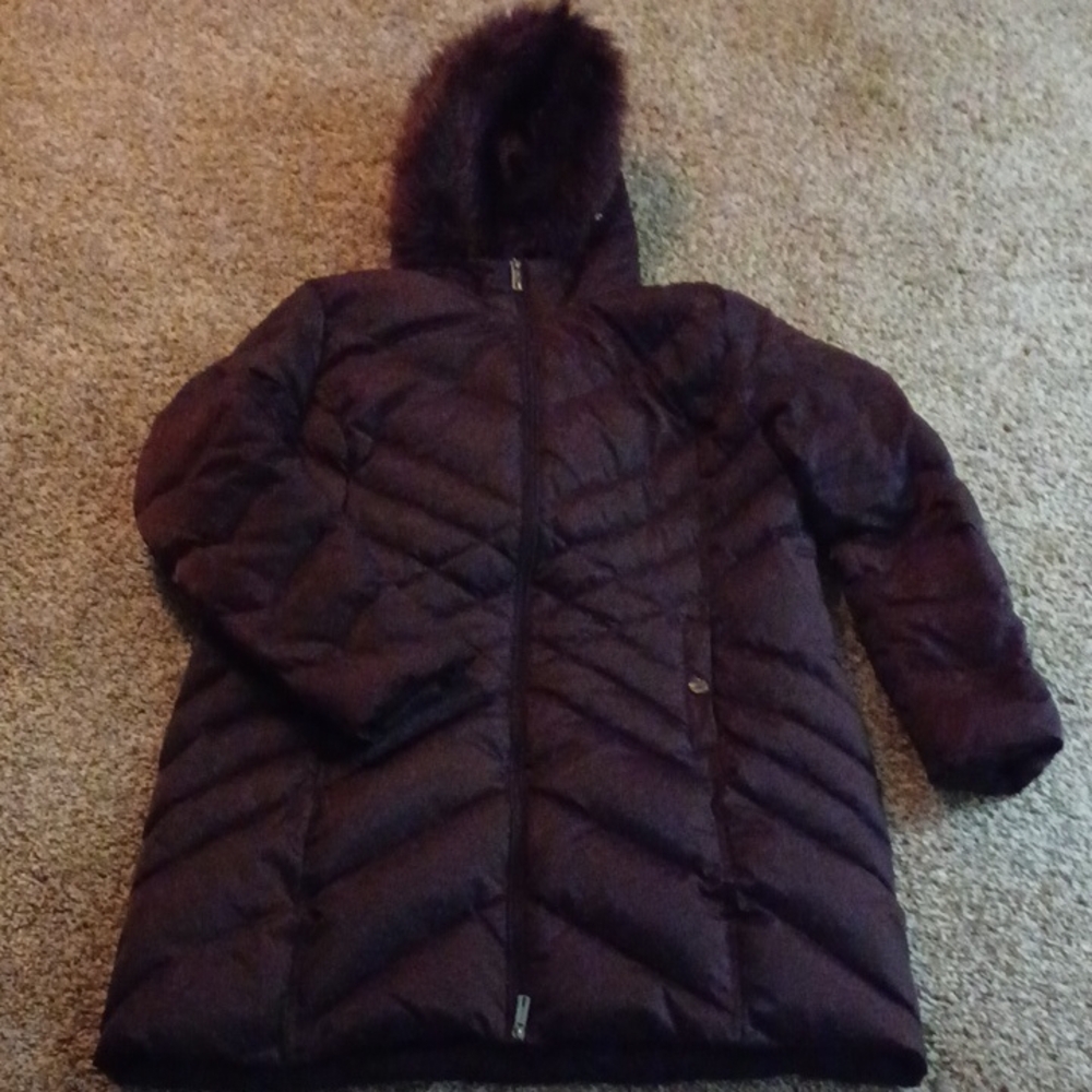 Kenneth Cole Reaction Down Jacket-XXL-Dark Plum